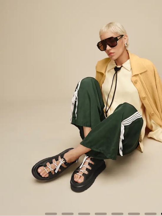 UGG Shoes - Women’s Ugg Toggle Sandals with White Contrast Laces